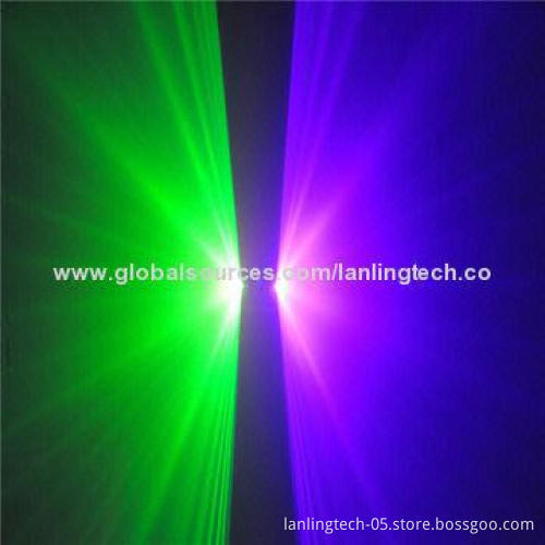 150mW Green and Violet Double Tunnel Stage Lighting